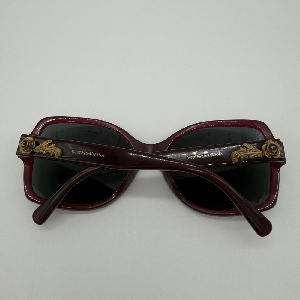 Dolce & Gabanna‎ Style DG 4168 Red Frame And Gold Rose Accent - Picture 2 of 8